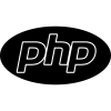 PHP logo, a widely-used server-side scripting language in web development